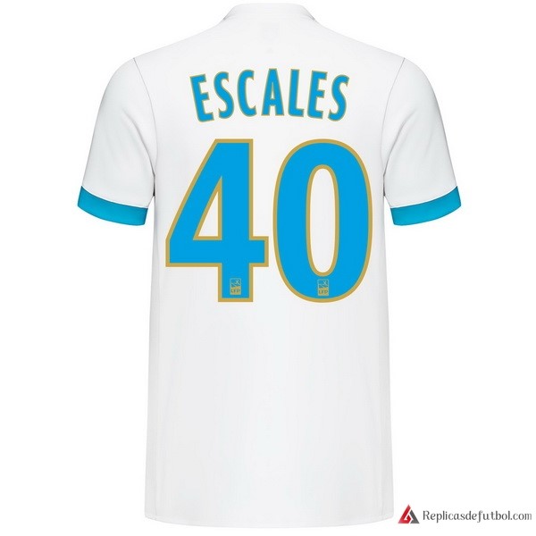 Camiseta Marsella Primera equipación Escales 2017-2018